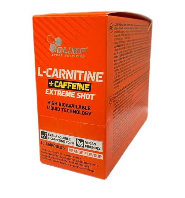 Olimp Labs - L-Carnitina + Caffeina Extreme Shot – Olimp Labs packaging