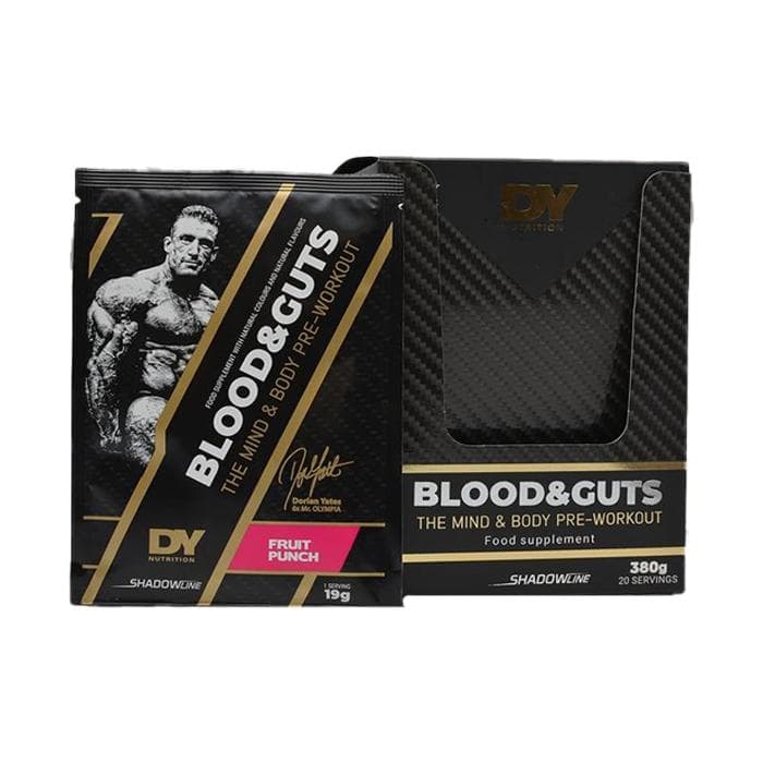 Dorian Yates - DY Nutrition Blood&Guts - Fruktbål, 380 g – förpackning