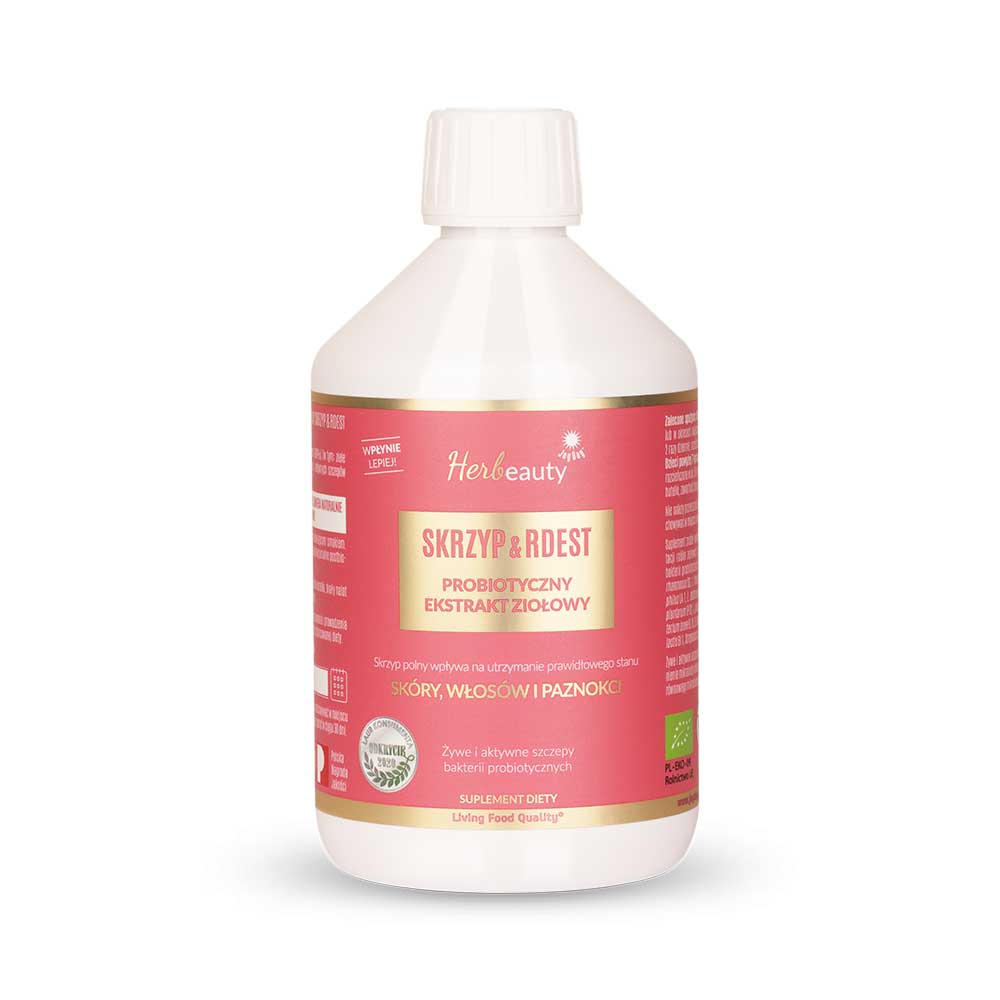 JOY DAY Herbeauty Extrait herbacé probiotique de prêle & Rdest 500ml – Herbeauty packaging