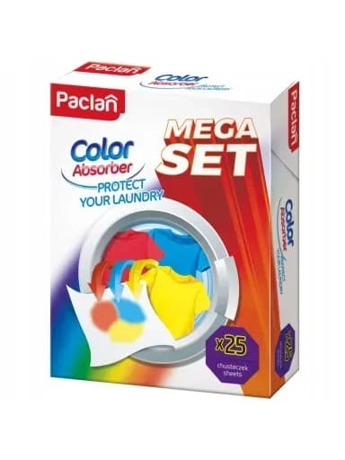 Paclan Mega Set Color Absorber salviette 25 pz – Paclan confezione