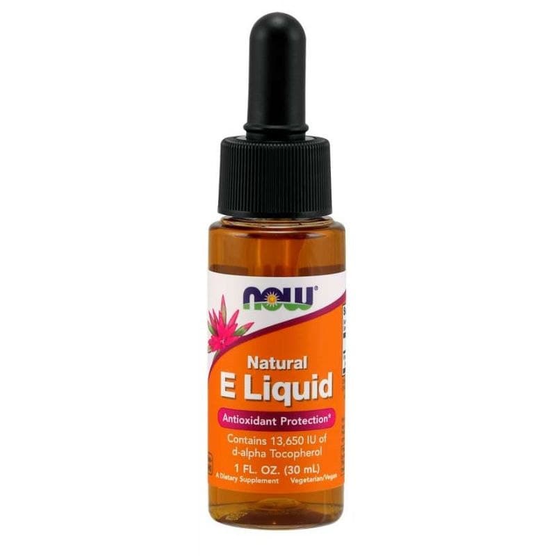 NOW Foods Natural E Liquid 60mg - Flüssiges Vitamin E, 30ml