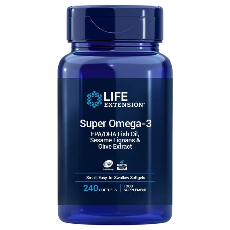 Life Extension - Super Omega-3 Epa/Dha With Sesame Lignans & Olive Extract