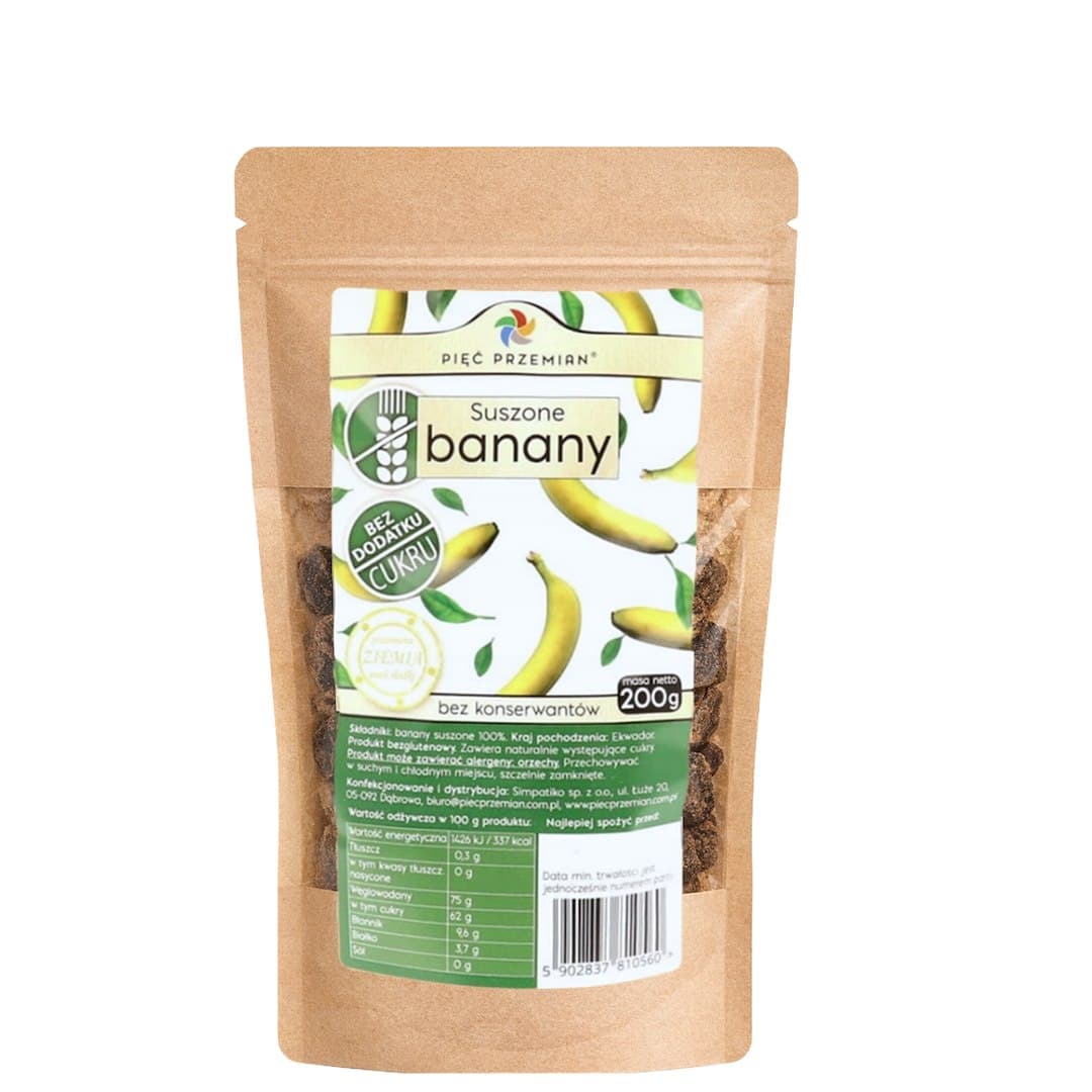 Pięć Przemian - Bananas Secas - 200g