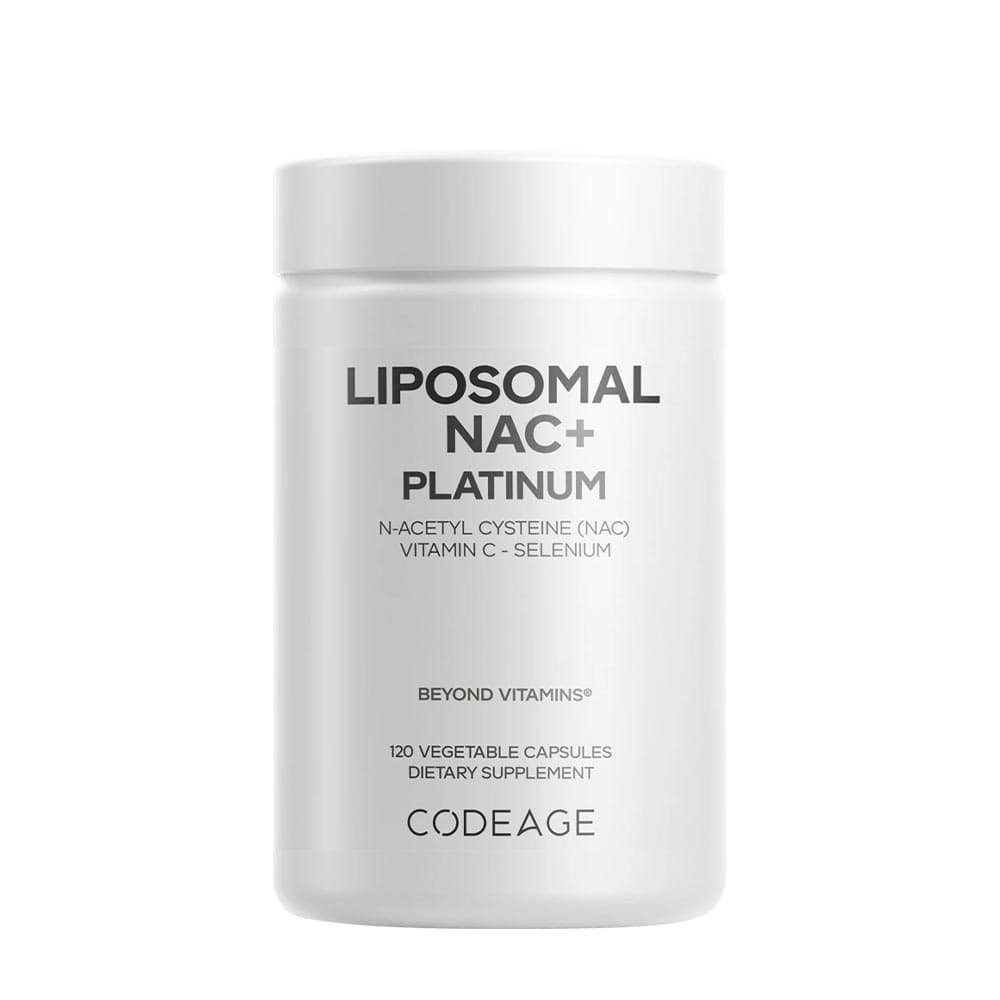 Codeage Liposomal NAC+ Platinum - 120 Cápsulas Vegetais – Codeage packaging