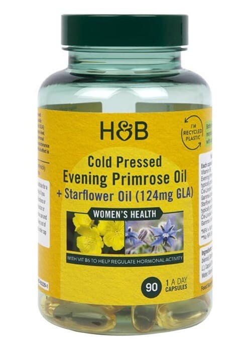 Holland & Barrett - Olio di Onagra Pressato a Freddo + Olio di Stella – Holland & Barrett packaging