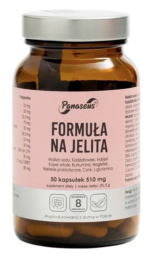 Panaseus Bowel Formula - 50 kapslar