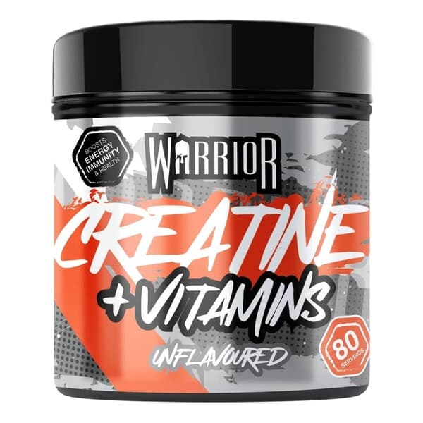 Warrior Creatine + Vitamins, Unflavoured - 360g – Warrior packaging