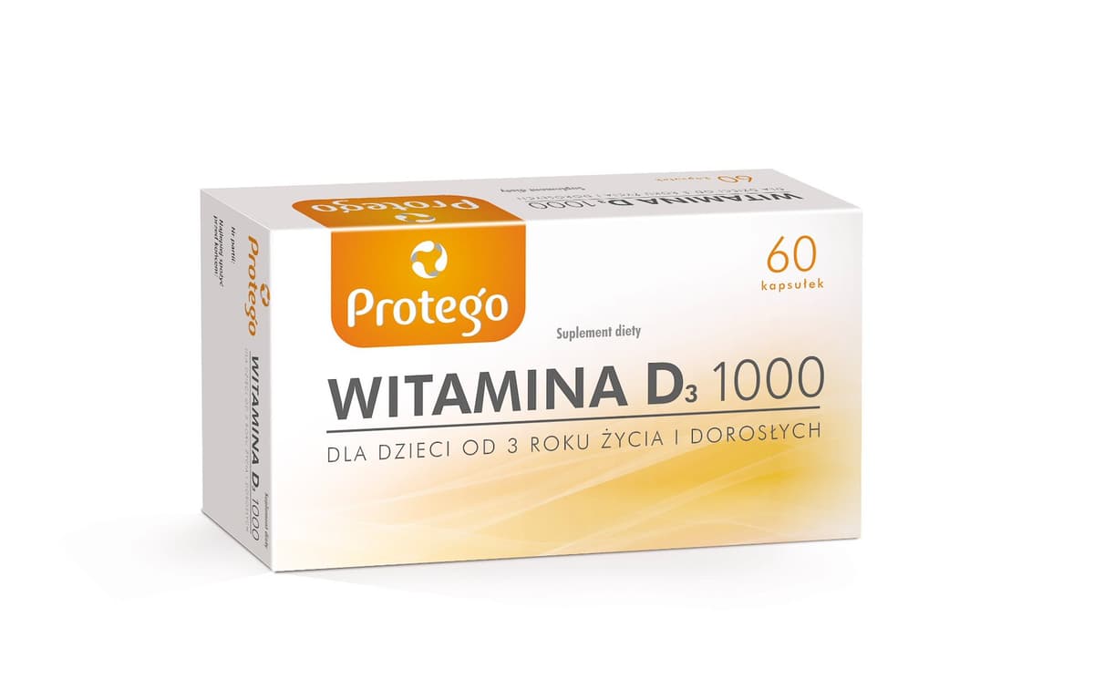 Protego - Vitamina D3 1000 – Protego empaque
