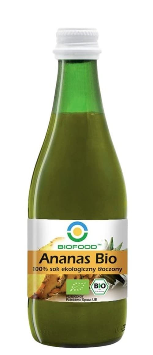 Bio Food - Pineapple Juice Bio, 100% Ekologisk Ananasjuice