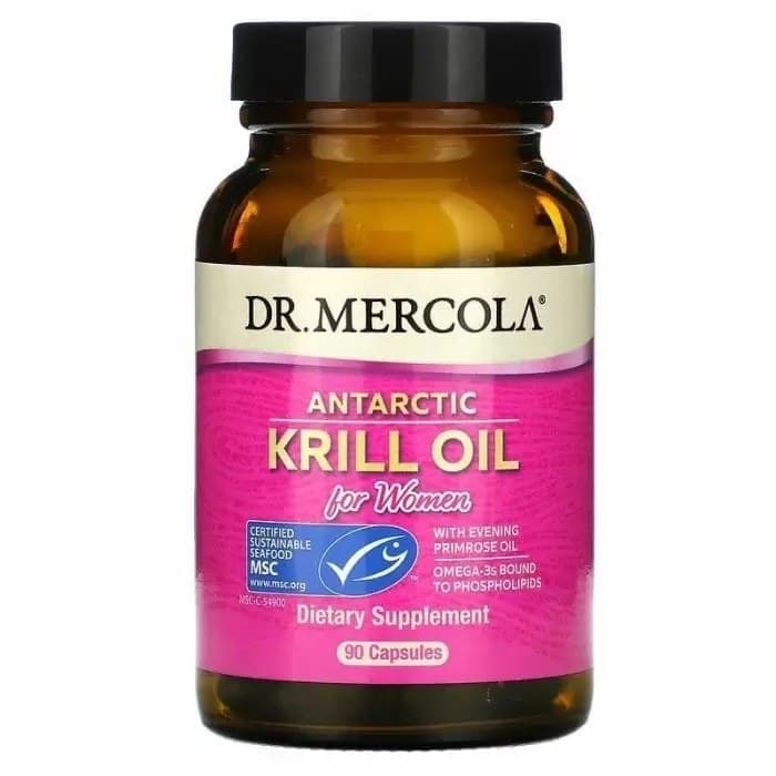 Dr. Mercola Antarctic Krill Oil For Women - 30 capsules – Dr. Mercola verpakking