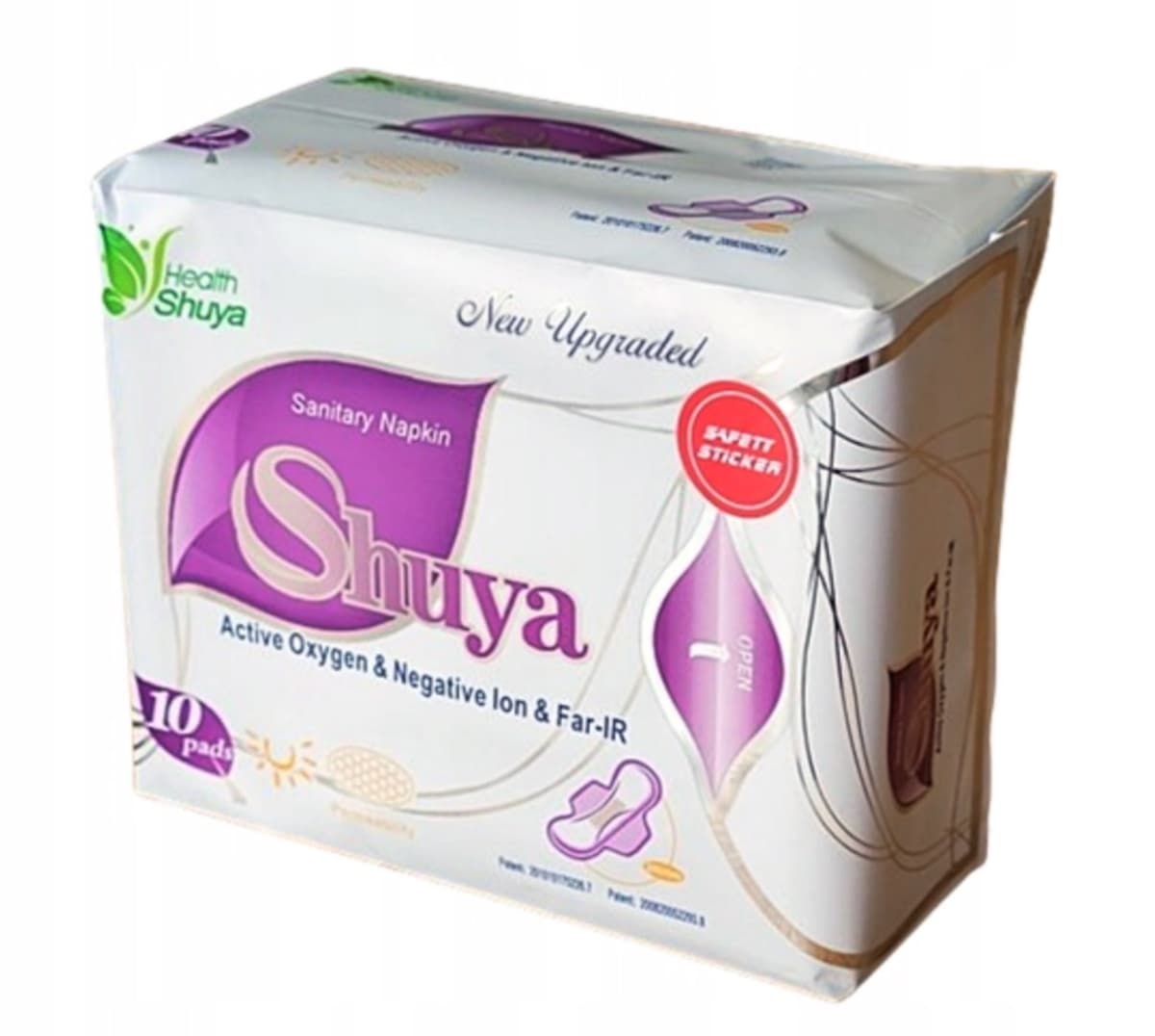 Shuya Health - Daily Pads 10 stycken - 10 pads – Shuya Health förpackning