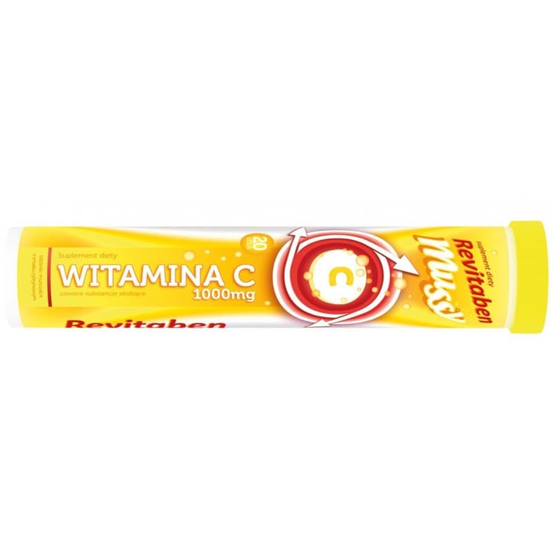 Nord Farm Revitaben Mussy Witamina C 1000 mg 20 compresse effervescenti – Revitaben packaging