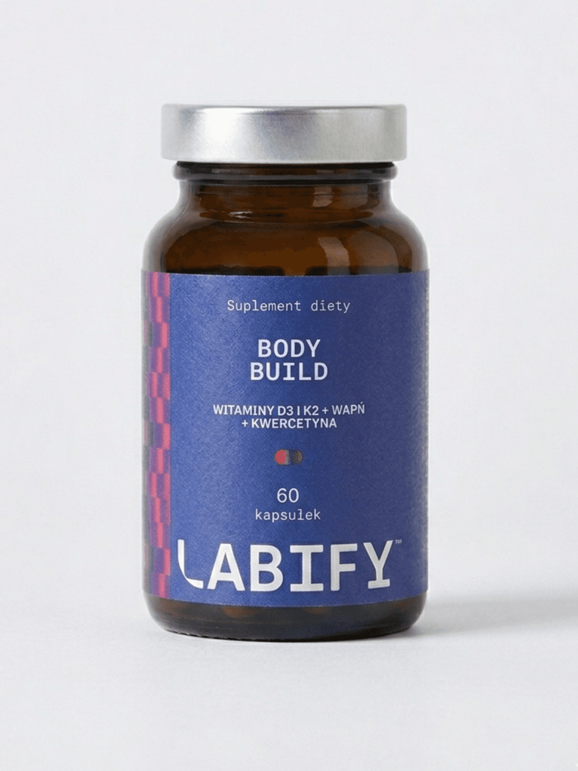 Labify - Body Build D3 + K2-MK7 + Calcium + Quercetin 60 Capsules – Labify packaging