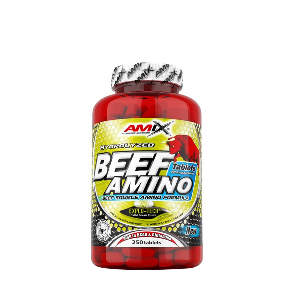 Amix - AMX - Beef Amino 250 tablets – Amix packaging