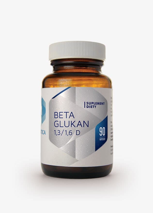 Hepatica - Beta Glucan 1.3/1.6 D - 90 Caps – Hepatica förpackning