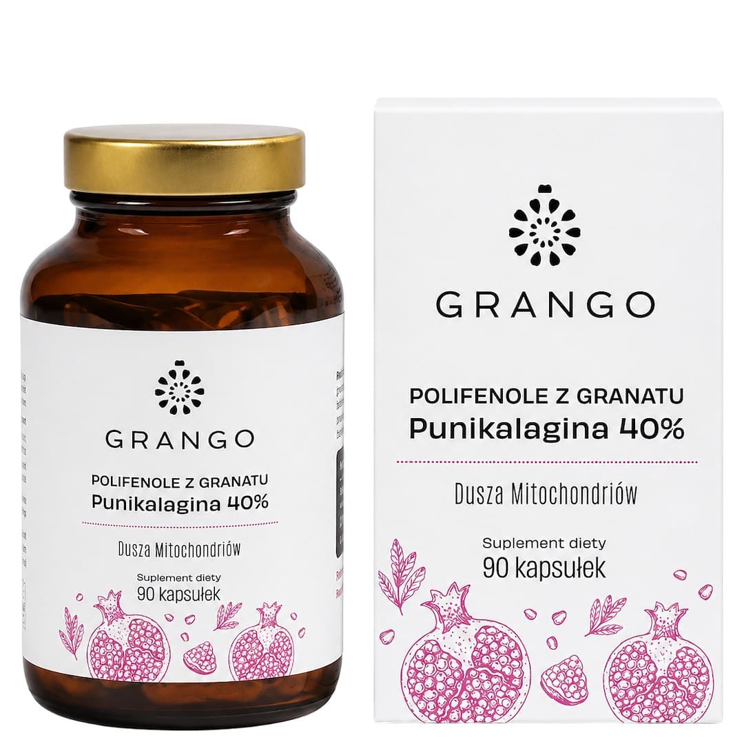 Grango - Polyphenols From Pomegranate Punicalagin - 90 Caps – GRANGO förpackning