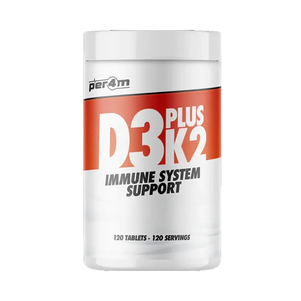 Per4M D3 + K2 - Neutralny smak - 120 tabletek – Per4m opakowanie