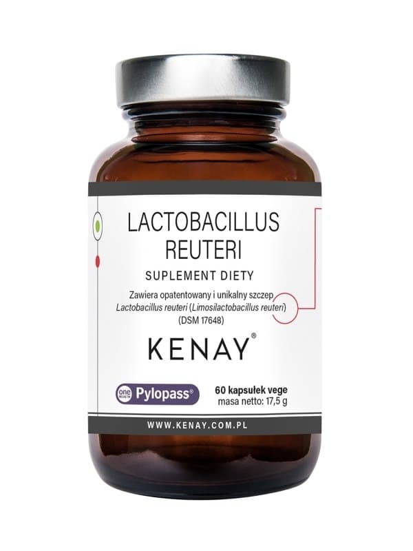 Kenay Pylopass Lactobacillus Reuteri 2,3x10¹⁰ CFU - 60 kapslar