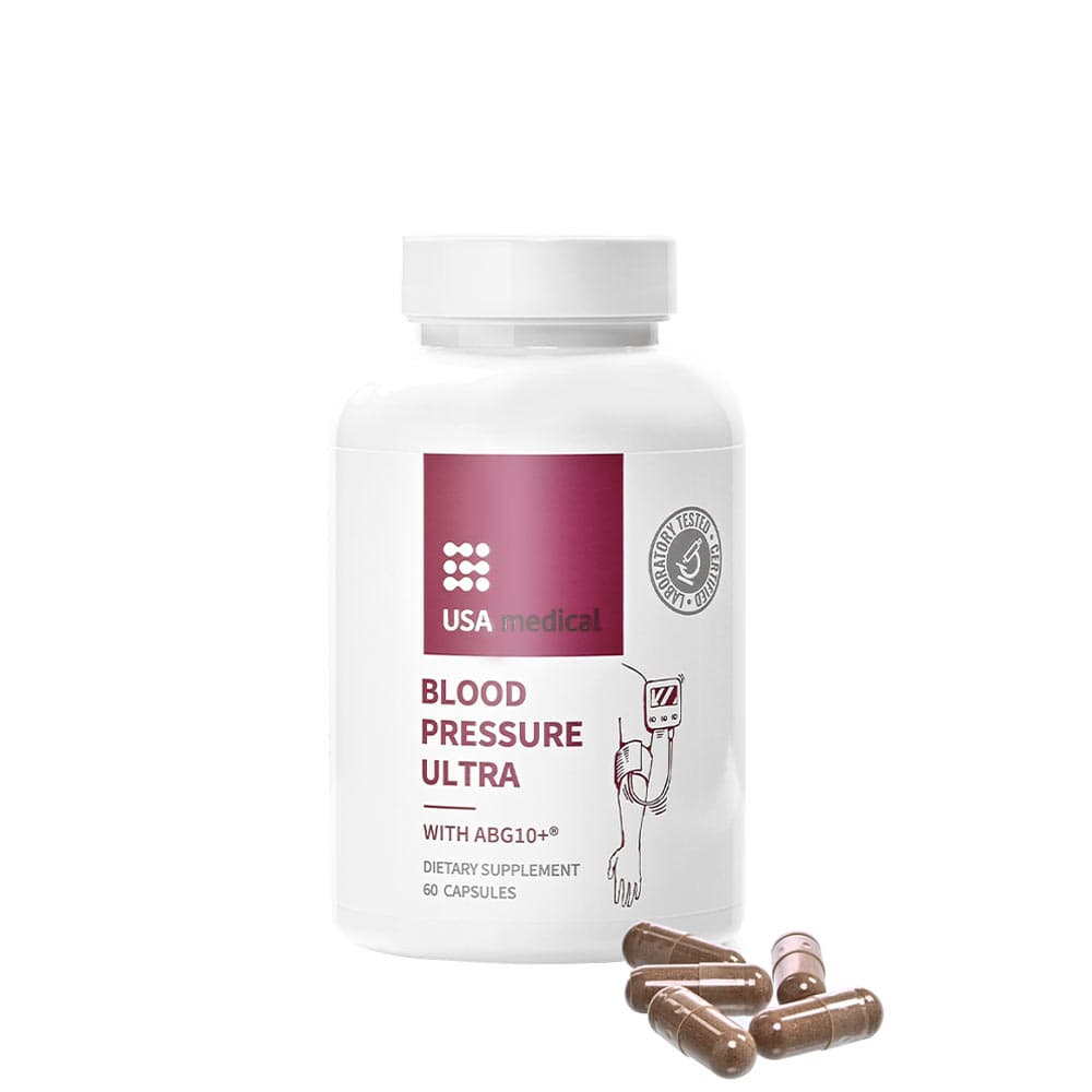 Usa Medical Blood Pressure Ultra - 60 kapsułek – Usa Medical opakowanie