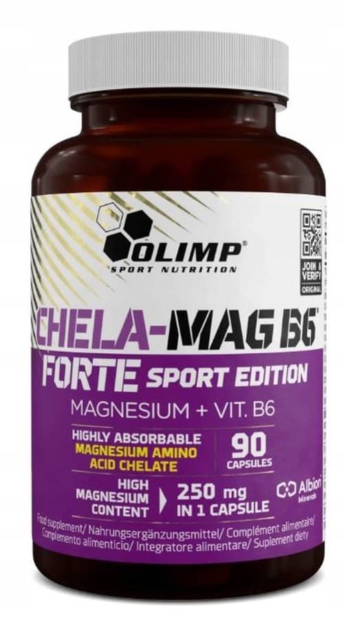 Olimp Labs Chela-Mag B6 Forte Sport 90 kapslar – Olimp Labs förpackning