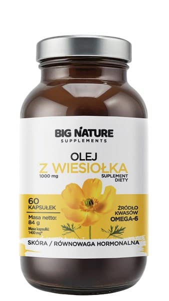 Big Nature - Evening Primrose Oil - 60 kapslar