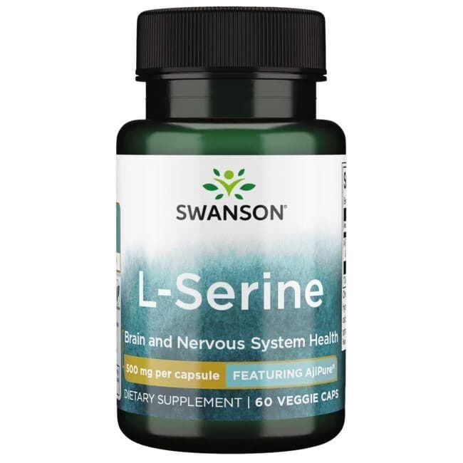 Swanson - L-Serine - 500mg - 60 Vcaps