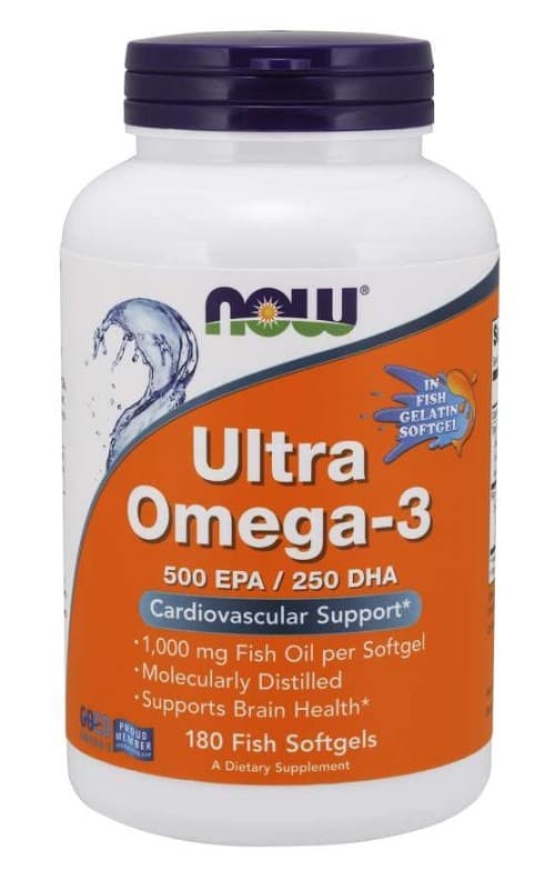 NOW Foods - Ultra Omega-3 – NOW Foods förpackning