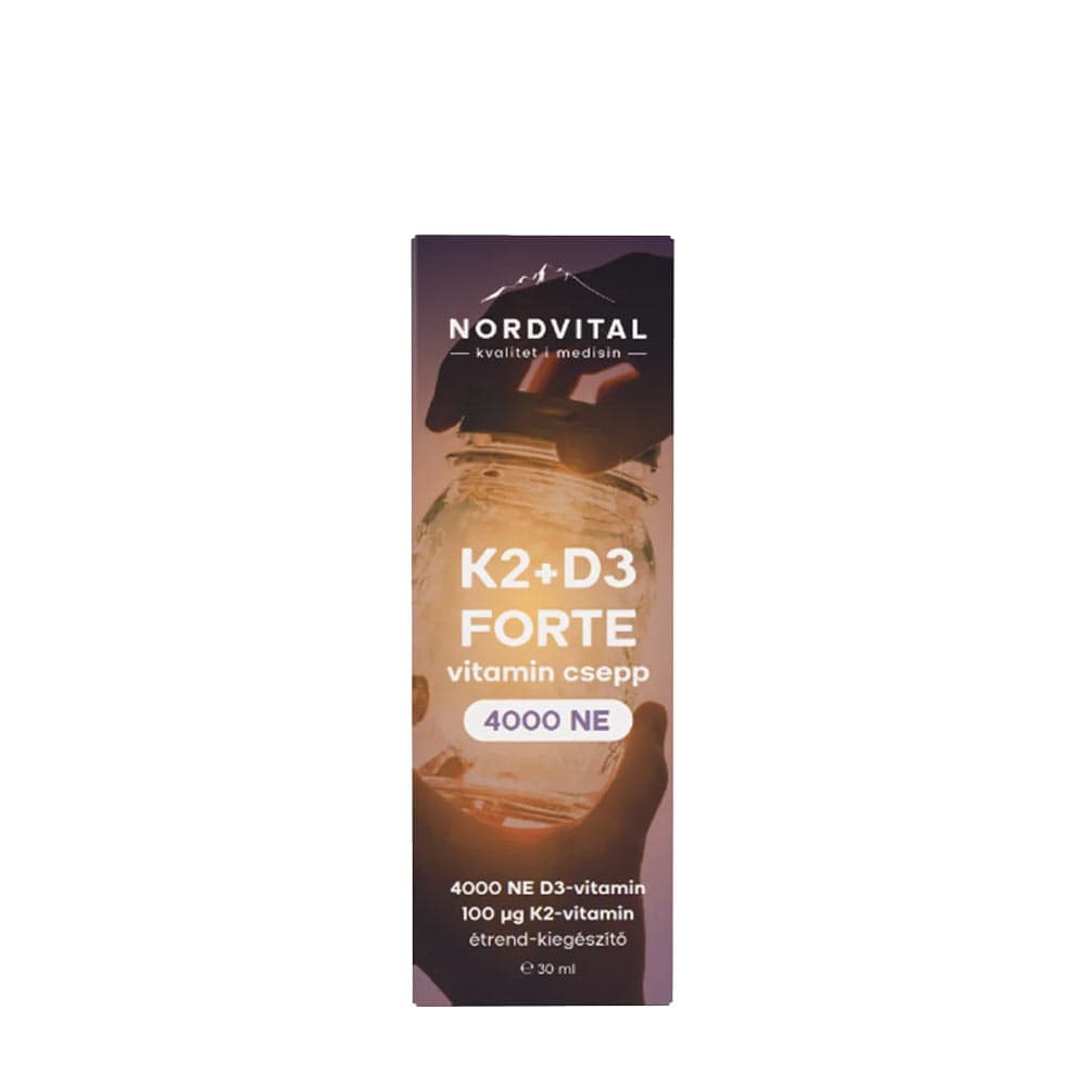 Nordvital D3+K2 Forte Drops - 30 ml