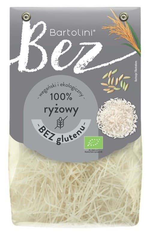 Bartolini Bio Glutenfreie Reispasta Spiralen – Bartolini packaging