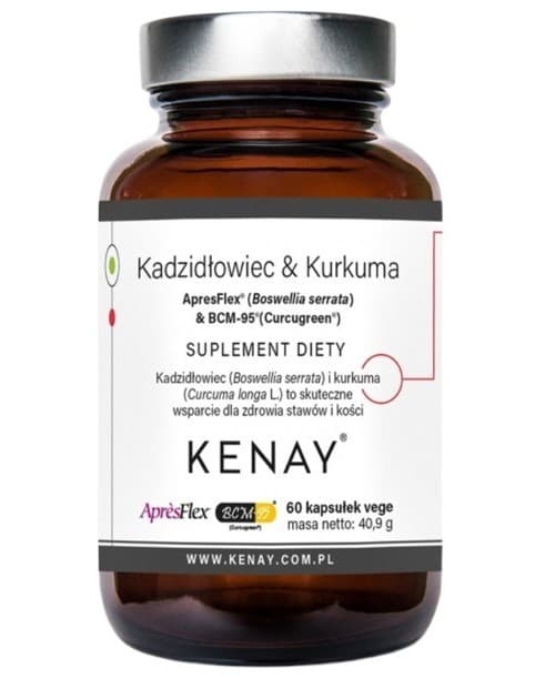 Kenay - Frankincense & Turmeric Apresflex® - 60 kapslar