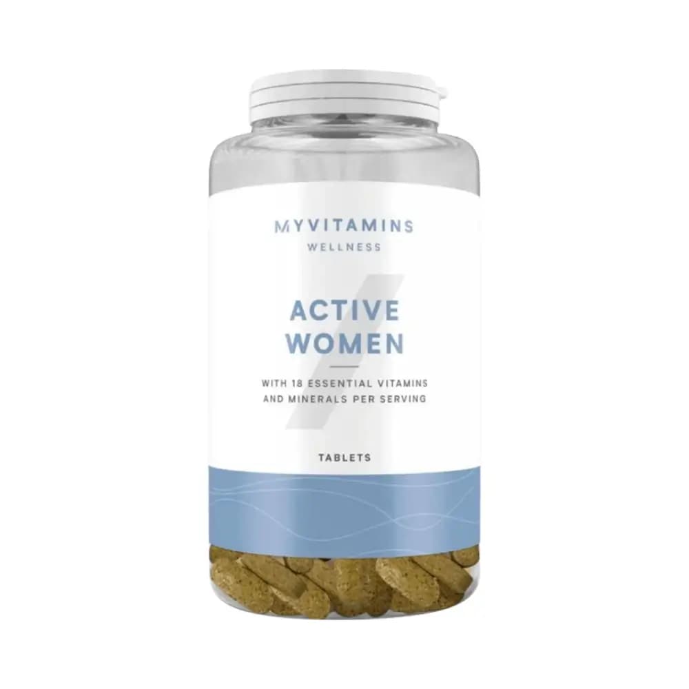 Myprotein - MyVitamins Active Women Multivitamin - Unflavoured – Myprotein förpackning