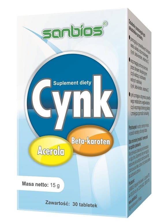 Sanbios - Zinc - 30 tablets