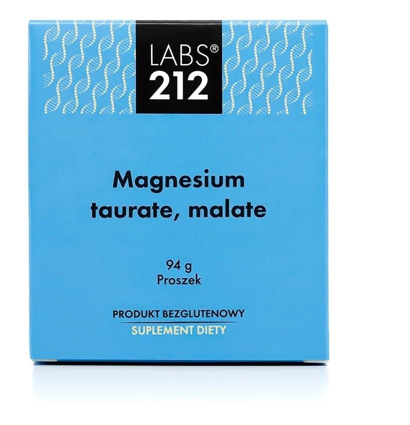LABS 212 - Magnésio Taurato Malato, 60 cápsulas – LABS 212 packaging