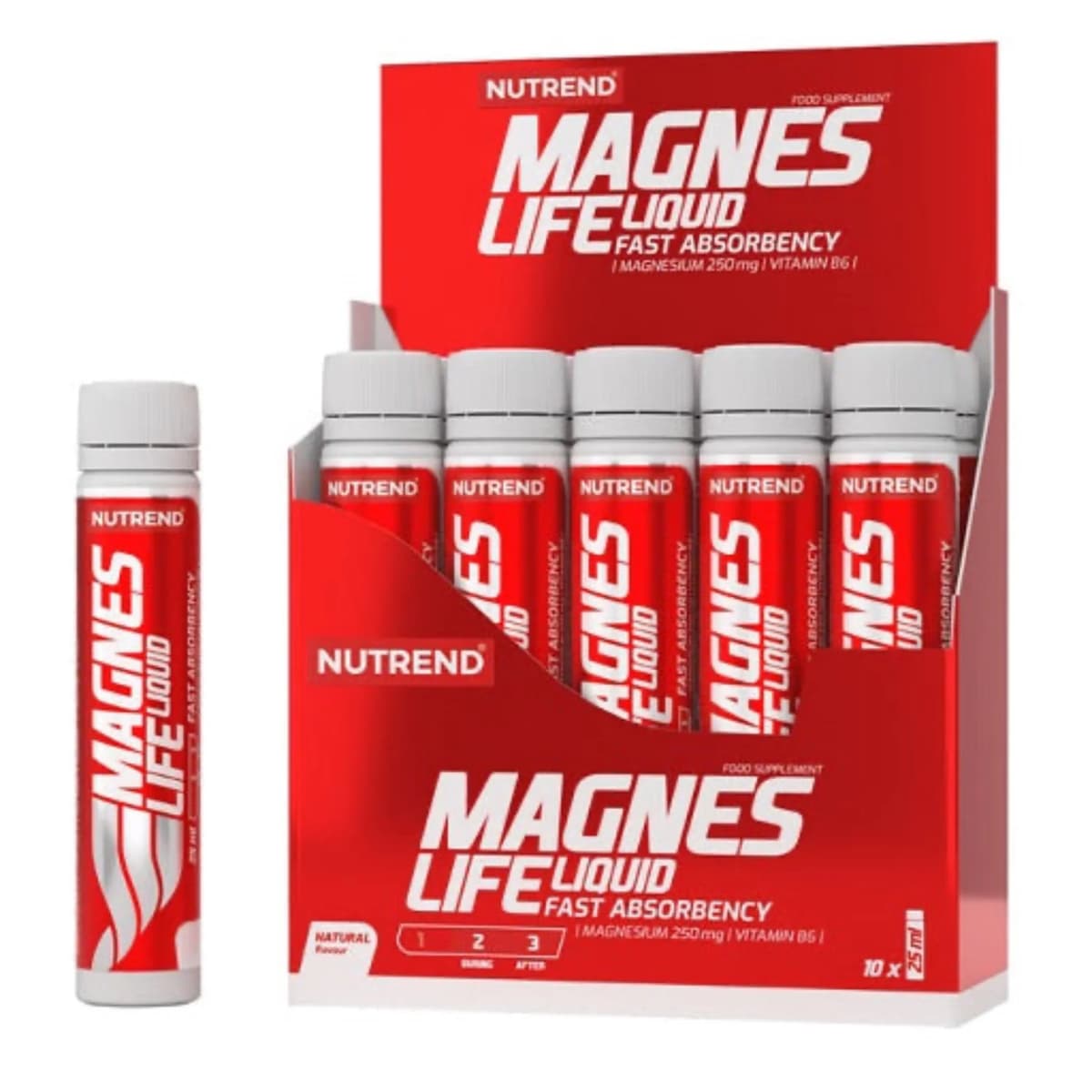 Nutrend - Magneslife - 10 × 25 ml, neutral