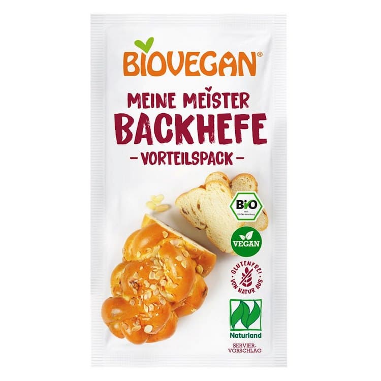 Biovegan - Master Baker'S Yeast - 7g – Biovegan förpackning