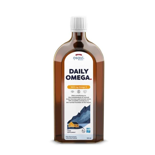 Osavi - Daily Omega, Natural Lemon Flavor - 500ml – Osavi förpackning
