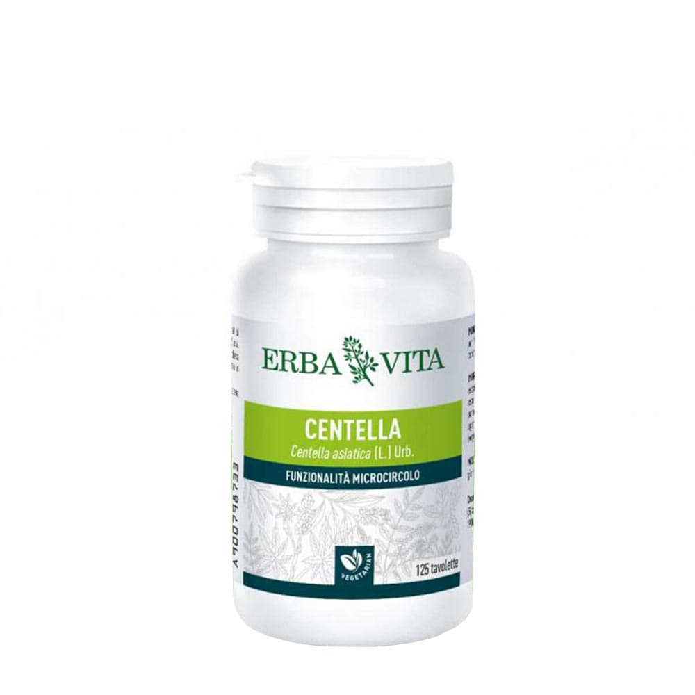 Erba Vita - Centella - 125 tavolette – Erba Vita förpackning