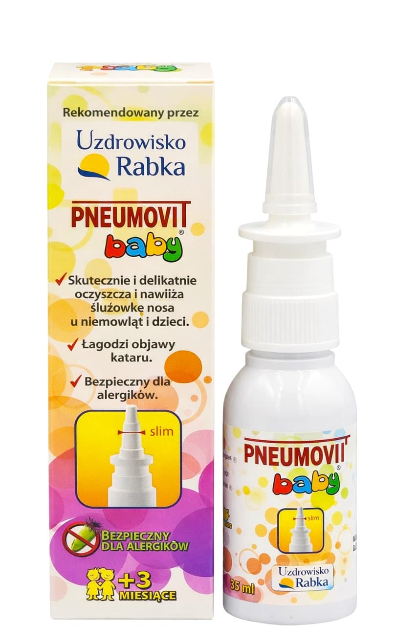 Uzdrowisko Rabka - Pneumovit Baby Respiratory Support 35ml – Uzdrowisko Rabka förpackning