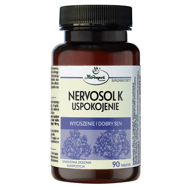 Herbapol Kraków - Nervosol K - 90 tabletter