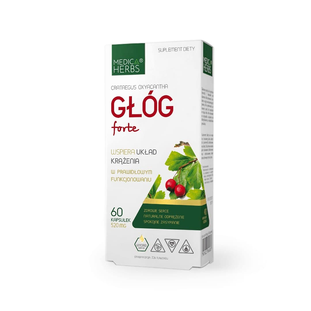 Medica Herbs - Hawthorn Forte - 60 kapslar