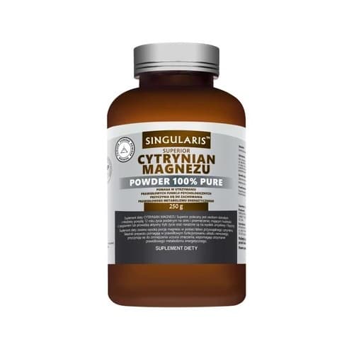 Singularis - Cytrynian Magnezu 100% w proszku – Singularis förpackning