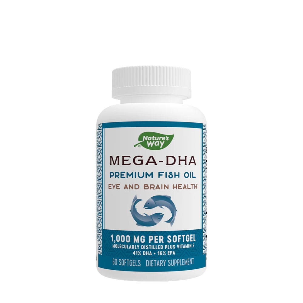 Nature's Way Mega-DHA 60 Sgels – Nature's Way empaque