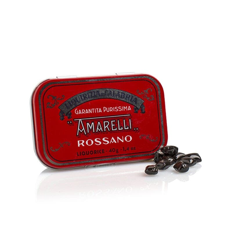 Rossa Spezzatina réglisse DOP boîte en métal 40g