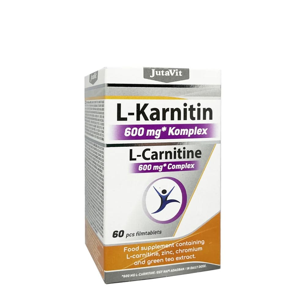 Jutavit - L-Carnitine Complex - 60 Comprimidos revestidos – Jutavit embalagem