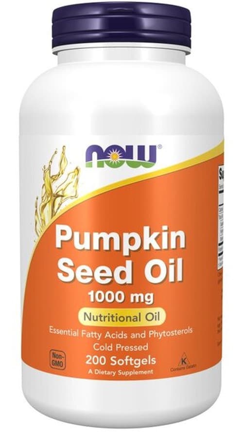NOW Foods - Gresskarkjerneolje 1000mg – NOW Foods emballage