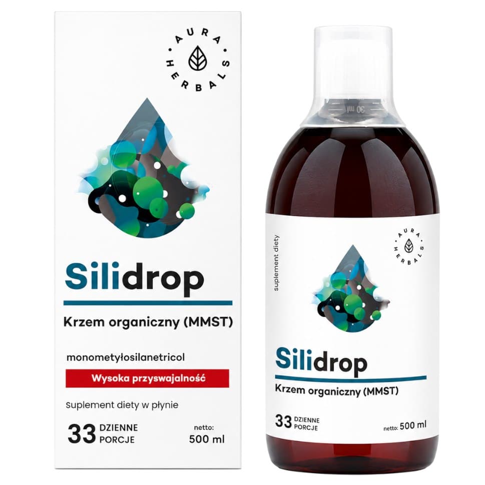 Aura Herbals - Silidrop Organic Silicon - 500ml – Aura Herbals empaque