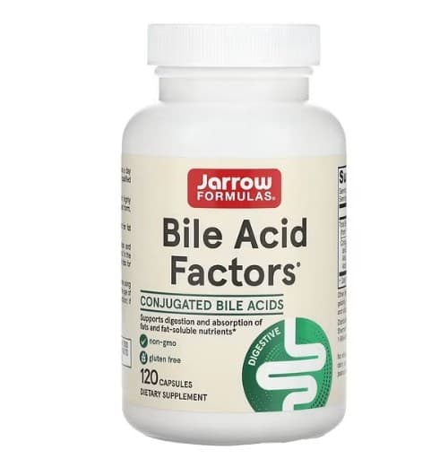 Jarrow Formulas - Bile Acid Factors - 120 Capsules