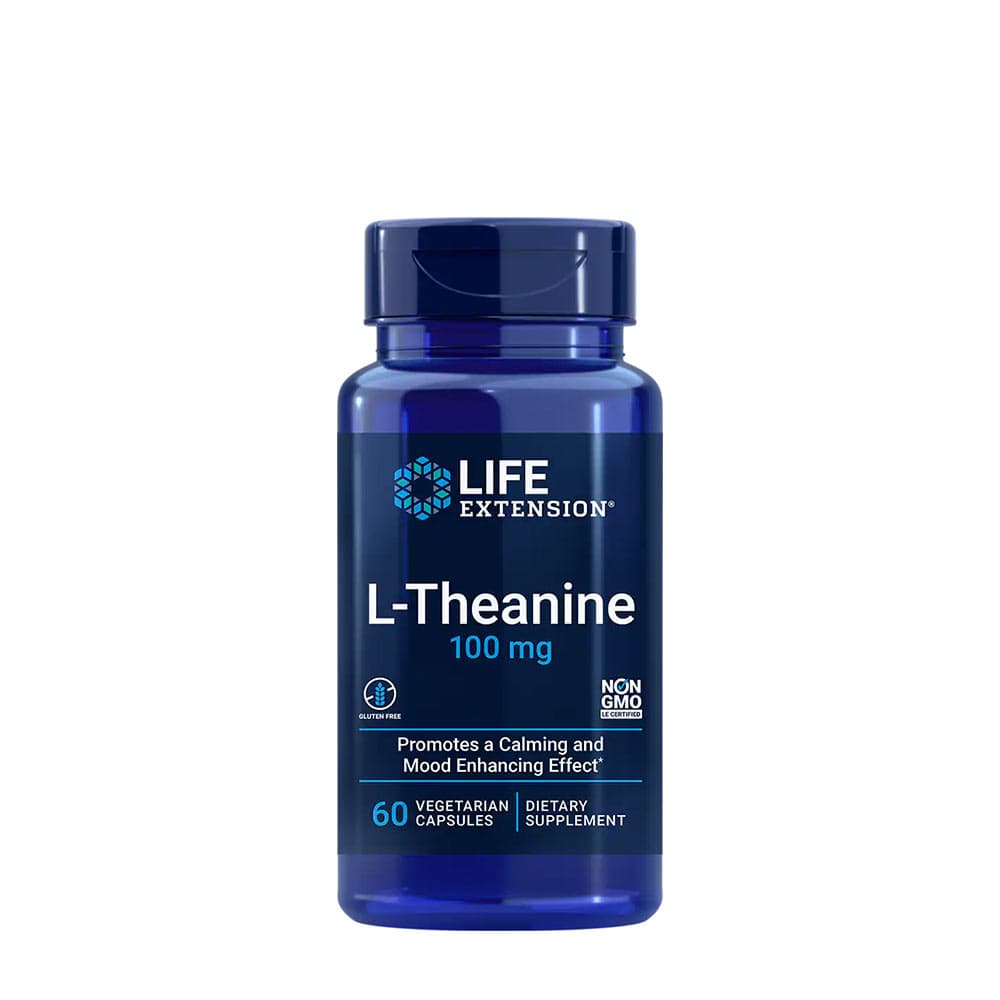 Life Extension - L-Theanine - 60 vegetabiliska kapslar – Life Extension confezione