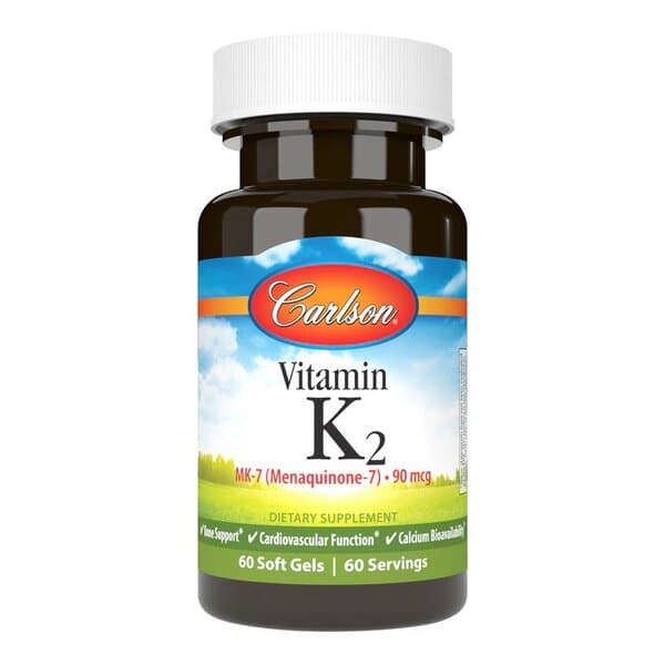 Carlson Vitamin K2 MK-7 90mcg - 60 mjuka kapslar