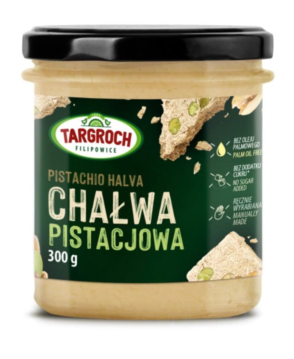 Targroch Chałwa pistachio sans sucre 300 g – Targroch emballage